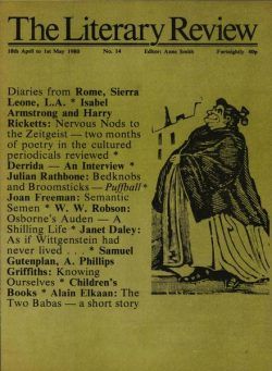 Literary Review – 18 April 1980