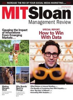 MIT Sloan Management Review – Fall 2012