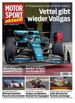 MOTORSPORT aktuell – 16 Februar 2022