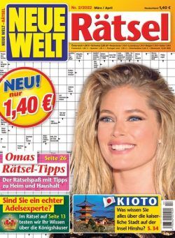 Neue Welt Ratsel – 16 Februar 2022