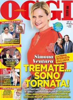 Oggi – 12 aprile 2018