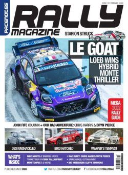 Pacenotes Rally Magazine – Issue 191 – February 2022