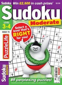 PuzzleLife Sudoku Moderate – February 2022