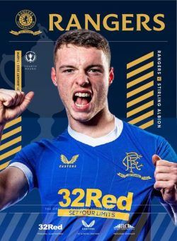 Rangers Football Club Matchday Programme – Rangers v Stirling A – 21 January 2022