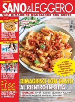 Sano & Leggero – settembre 2018