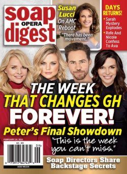 Soap Opera Digest – February 28 2022