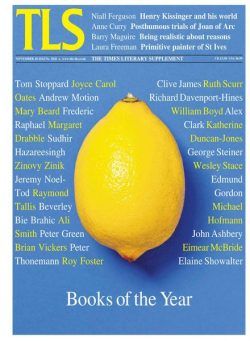 The Times Literary Supplement – 28 November 2014