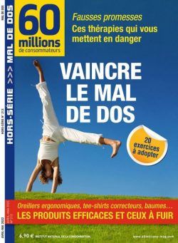 60 Millions de Consommateurs – Hors-Serie – Avril-Mai 2022