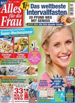 Alles fur die Frau – 11 Marz 2022