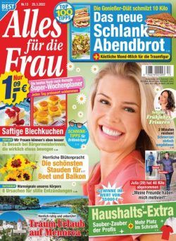 Alles fur die Frau – 25 Marz 2022