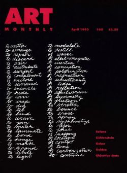 Art Monthly – April 1993