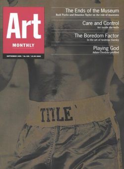 Art Monthly – September 1995