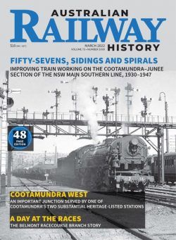 Australian Railway History – March 2022