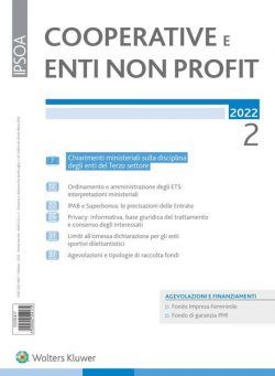 Cooperative e enti non profit – Febbraio 2022