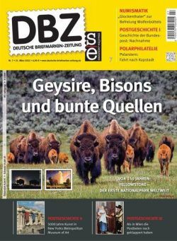 Deutsche Briefmarken-Zeitung – 21 Marz 2022