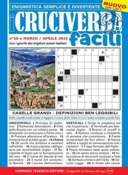 I Cruciverba Facili – aprile 2022