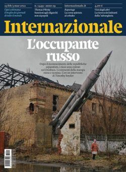 Internazionale – 25 Febbraio 2022