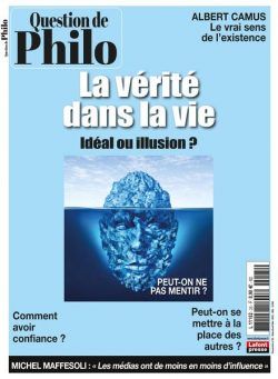 Question de Philo – Mars-Mai 2022