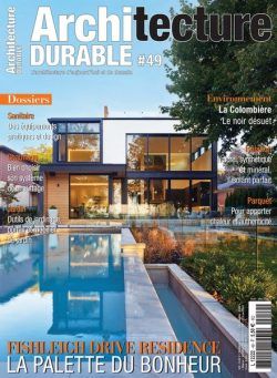 Architecture Durable – Avril-Mai 2022