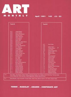 Art Monthly – April 1991