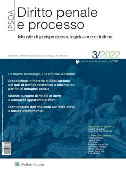 Diritto Penale e Processo – Marzo 2022