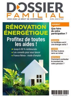 Dossier Familial – Avril 2022