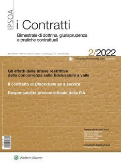 I Contratti – Febbraio 2022