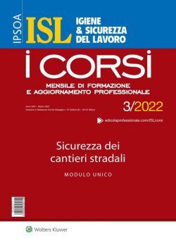 Igiene & Sicurezza del Lavoro Corsi – Marzo 2022