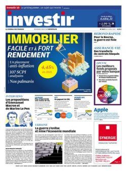 Investir – 2 Avril 2022