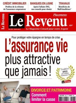 Le Revenu Placements – Avril 2022