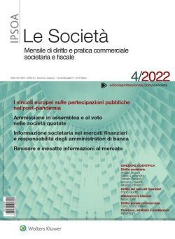 Le Societa – Aprile 2022