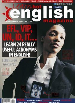 Learn Hot English – Issue 239 – April 2022