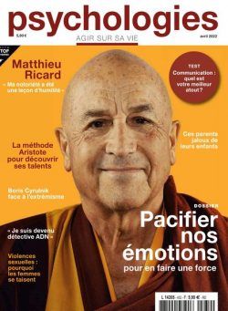 Psychologies France – Avril 2022