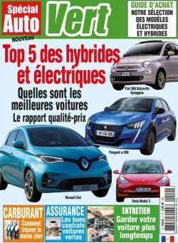 Special Auto Vert – Mars-Mai 2022