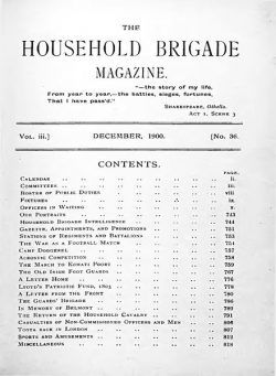 The Guards Magazine – December 1900