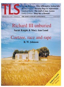 The Times Literary Supplement – 8 February 2013