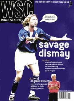 When Saturday Comes – November 2001