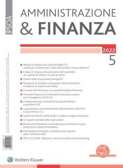 Amministrazione & Finanza – Maggio 2022