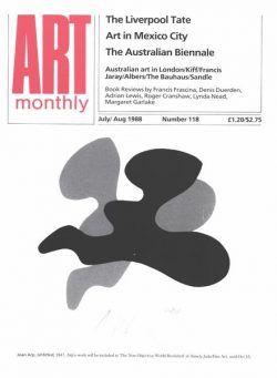 Art Monthly – July-August 1988