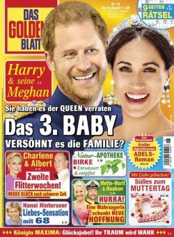 Das Goldene Blatt – 30 April 2022