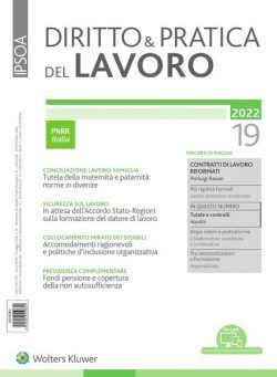 Diritto e Pratica del Lavoro – 14 Maggio 2022