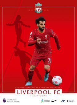 Liverpool FC Programmes – vs Everton – 24 April 2022