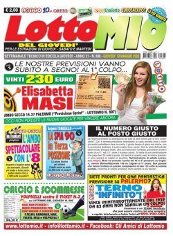 Lottomio del Giovedi – 12 Maggio 2022