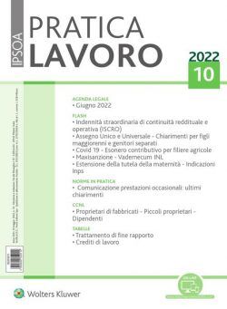 Pratica Lavoro – 14 Maggio 2022