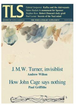 The Times Literary Supplement – 7 September 2012