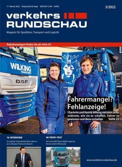 VerkehrsRundschau – 04 Februar 2022