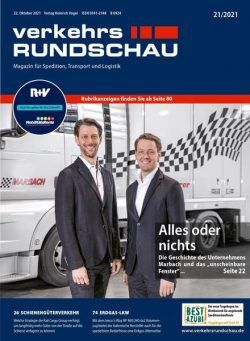 VerkehrsRundschau – 15 Oktober 2021