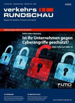 VerkehrsRundschau – 18 Februar 2022