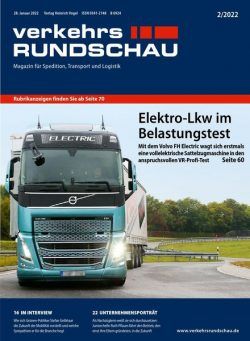 VerkehrsRundschau – 21 Januar 2022