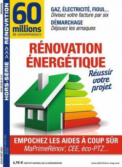 60 Millions de Consommateurs – Hors-Serie – Juillet-Aout 2022